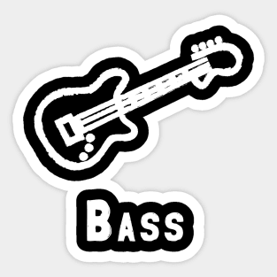 Bass Guitar Sticker